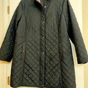 Talbots 3/4 length quilted jacket